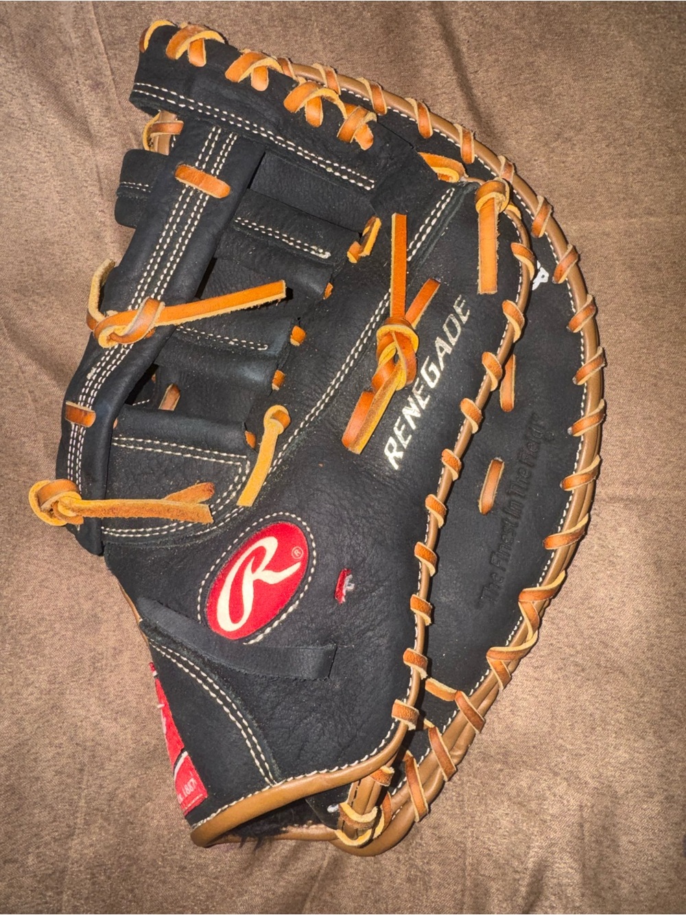 Rawlings Black and Tan Renegade Baseball Glove